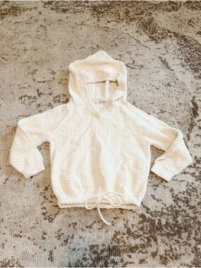 Misha And Puff Cream Chevron Knit Sweater